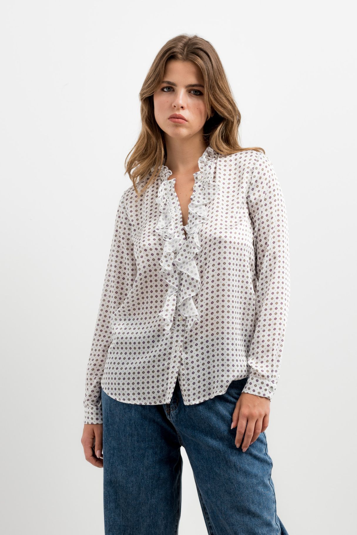 BLUSA ESTAPADA GEOMETRICOS